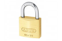 ABUS Mechanical 65/30mm Brass Padlock Keyed Alike 6304