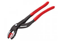 Knipex Plastic Pipe Grip Pliers Plastic Jaws Black 250mm - 75mm Capacity