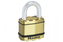 Master Lock Excell Brass Finish 50mm Padlock 4-Pin