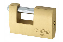 ABUS Mechanical 82/90mm Monoblock Brass Shutter Padlock Keyed Alike 8523