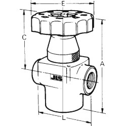 In Line Ports - Type 509 Valve