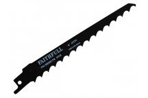 Faithfull S617K Sabre Saw Blade Wood 150mm 3 TPI (Pack of 5)