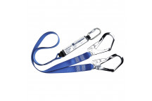 FP51 Double Webbing Lanyard With Shock Absorber Royal