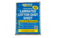 Everbuild Laminated Cotton Dust Sheet 3.6 x 2.7m