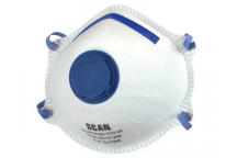 Scan Moulded Disposable Mask Valved FFP2 Protection (Pack 3)