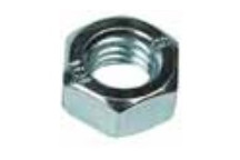8mm Cold Formed Hexagon Nuts - Bright Zinc Plated