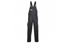 TX12 Portwest Texo Contrast Bib & Brace Black Large