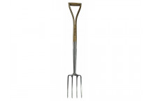 Faithfull Prestige Stainless Steel Border Fork Ash Handle