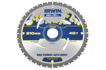 IRWIN Weldtec Circular Saw Blade 210 x 30mm x 40T ATB