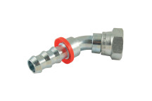 1\" BSP Female x Hose Tail 45? Elbow