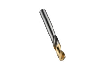 5.5mm HSS TiN-Tip Straight Shank Stub Drill (A022) FL 28mm OAL 66mm