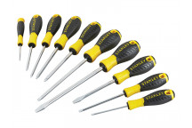 Stanley Tools 0-60-211 Essential Screwdriver Set, 10 Piece SL/PH/PZ