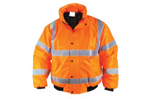 Scan Hi-Vis Orange Bomber Jacket - L (44in)