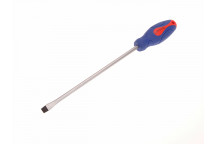 Faithfull Soft Grip Screwdriver Flared Slotted Tip 10.0 x 250mm