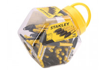 Stanley Tools Mini Fine Tip Marker Black (Tub 72)