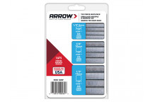 Arrow T50 Staples Multi Pack 6mm 10mm & 12mm Box 1875 (3 x 625)