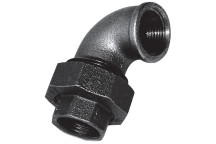 1\" BSPT FEM UNION ELBOW FIG261 BLACK