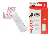 VELCRO Brand VELCRO Brand Stick On Tape 20mm x 1m White