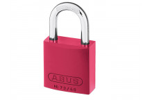 ABUS Mechanical 72/40mm Aluminium Padlock Red Keyed Alike TT02162