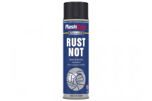 PlastiKote Rust Not Spray Gloss Black 500ml