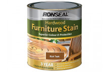 Ronseal Ultimate Protection Hardwood Garden Furniture Stain Rich Teak 750ml