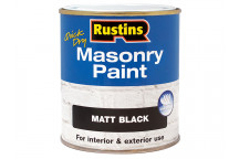 Rustins Quick Dry Masonry Paint Matt Black 250ml