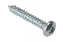 ForgeFix Self-Tapping Screw Pozi Compatible Pan Head ZP 1/2in x 8 Box 200