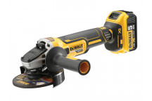 DEWALT DCG405P2 XR Brushless Grinder 125mm 18V 2 x 5.0Ah Li-ion