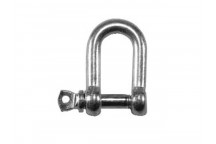 Faithfull D-Shackle Stainless Steel 6mm (Pack 2)