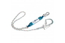 FP23 Single Lanyard With Shock Absorber White