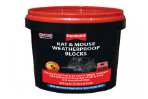 Rentokil Rat & Mouse Weatherproof Blocks (Tub 5)