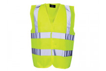 Scan Hi-Vis Yellow Waistcoat - Child 7-9 (32in)