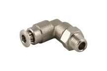 SWIVEL ELBOW ADAPTOR 4-M8X1