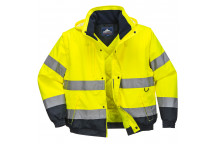 C468 HI-Vis 2-in-1 Jacket Yellow Small