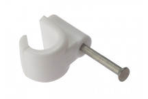 ForgeFix Pipe Clip with Masonry Nail 11mm Box 100