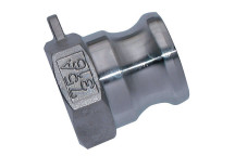 CAMLOCK 1\" BSPP FEM PLUG \"A\" ST/STEEL