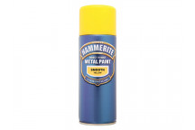 Hammerite Direct to Rust Smooth Finish Aerosol Yellow 400ml