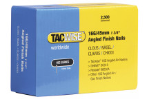 Tacwise 16 Gauge Angled Nails 32mm For DC618K Pack 2500