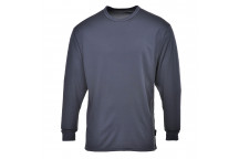 B133 Thermal Baselayer Top Charcoal Small