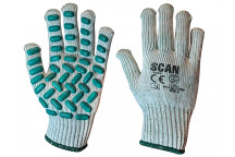 Scan Vibration Resistant Latex Foam Gloves - M (Size 8)