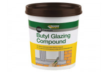 Everbuild 102 Butyl Glazing Compound Brown 2kg