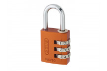 ABUS Mechanical 145/40 40mm Aluminium Combination Padlock Random Colour 49865