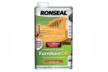 Ronseal Ultimate Protection Hardwood Garden Furniture Oil Natural Oak 1 litre