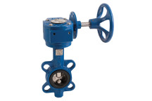 10\" WAFER B/FLY VALVE CI/SS/NBR GEAR