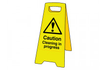 Scan Heavy-Duty \'A\' Board: Caution Cleaning In Progress