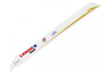 LENOX 12110GR Gold Extreme Reciprocating Saw Blades 300mm 10 TPI (Pack 5)