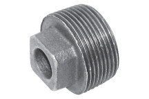 1\" BSPT MALE SOLID PLUG FIG148 GALVANISED