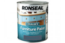 Ronseal Chalky Furniture Paint Midnight Blue 750ml