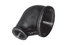 1.1/2\"X1\" BSPT FEM/REDU ELBOW BLACK
