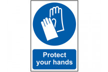 Scan Protect Your Hands - PVC 200 x 300mm